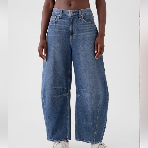 Gap NWT High Rise Horseshoe Jeans in Dark blue indigo - Picture 2 of 16